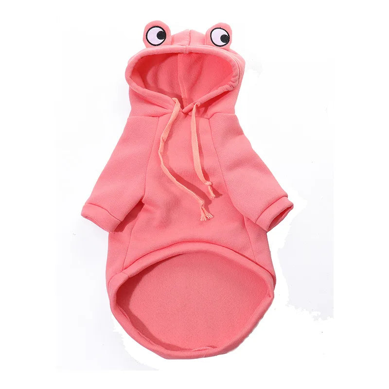 Frog Print Cozy Hoodie