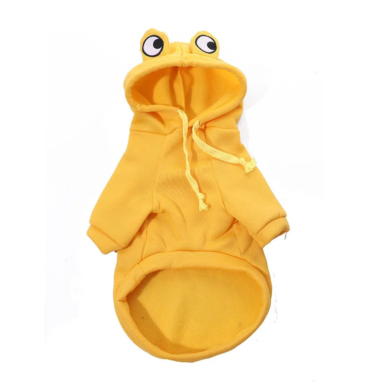 Frog Print Cozy Hoodie